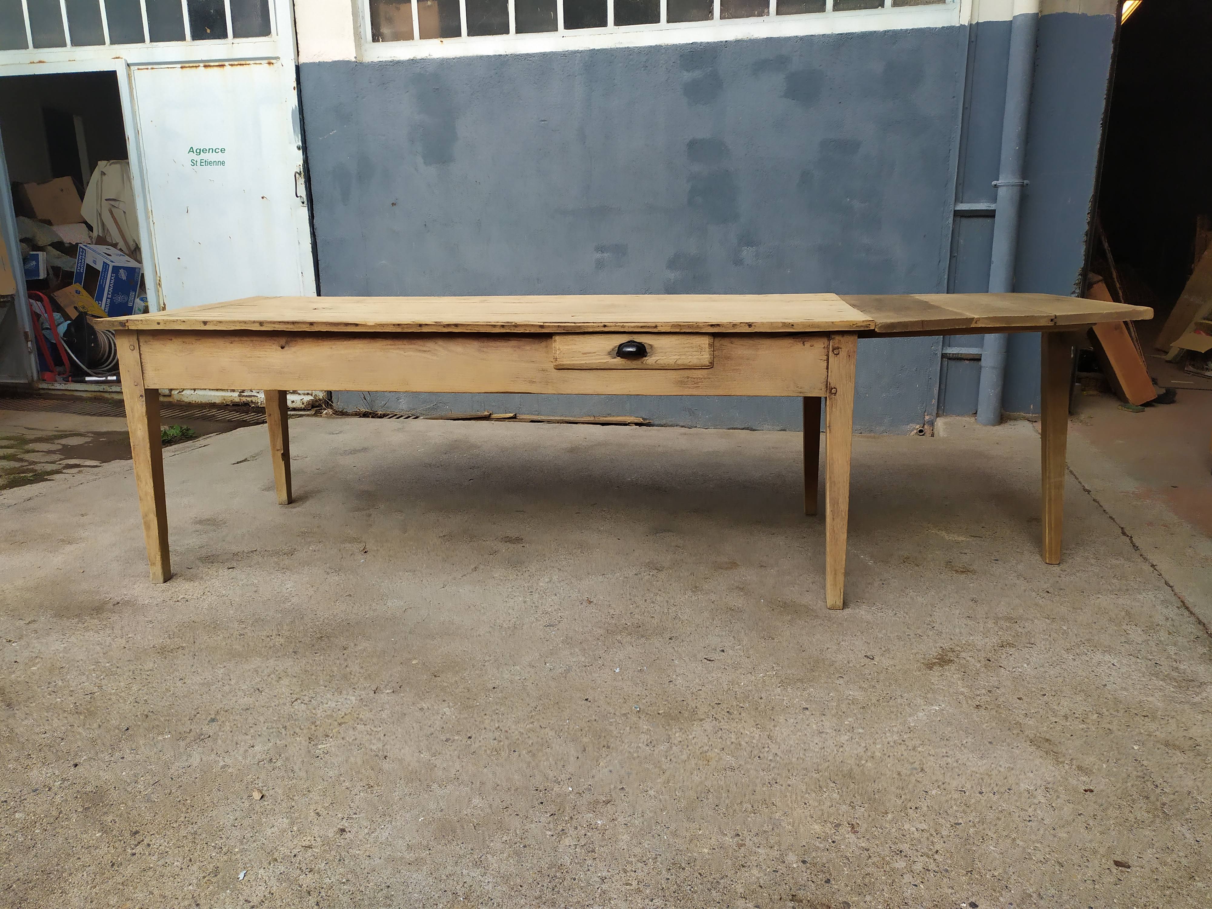 Table de ferme rallonge