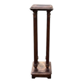 Antique pedestal with four columns — 19th-century neoclassical style