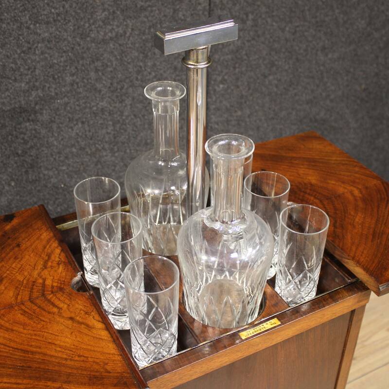 20th century English bar cabinet