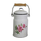 Enamelled sheet metal milk jar