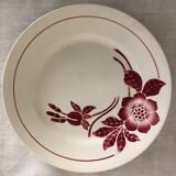 Vaisselle ancienne série de 8 assiettes plates