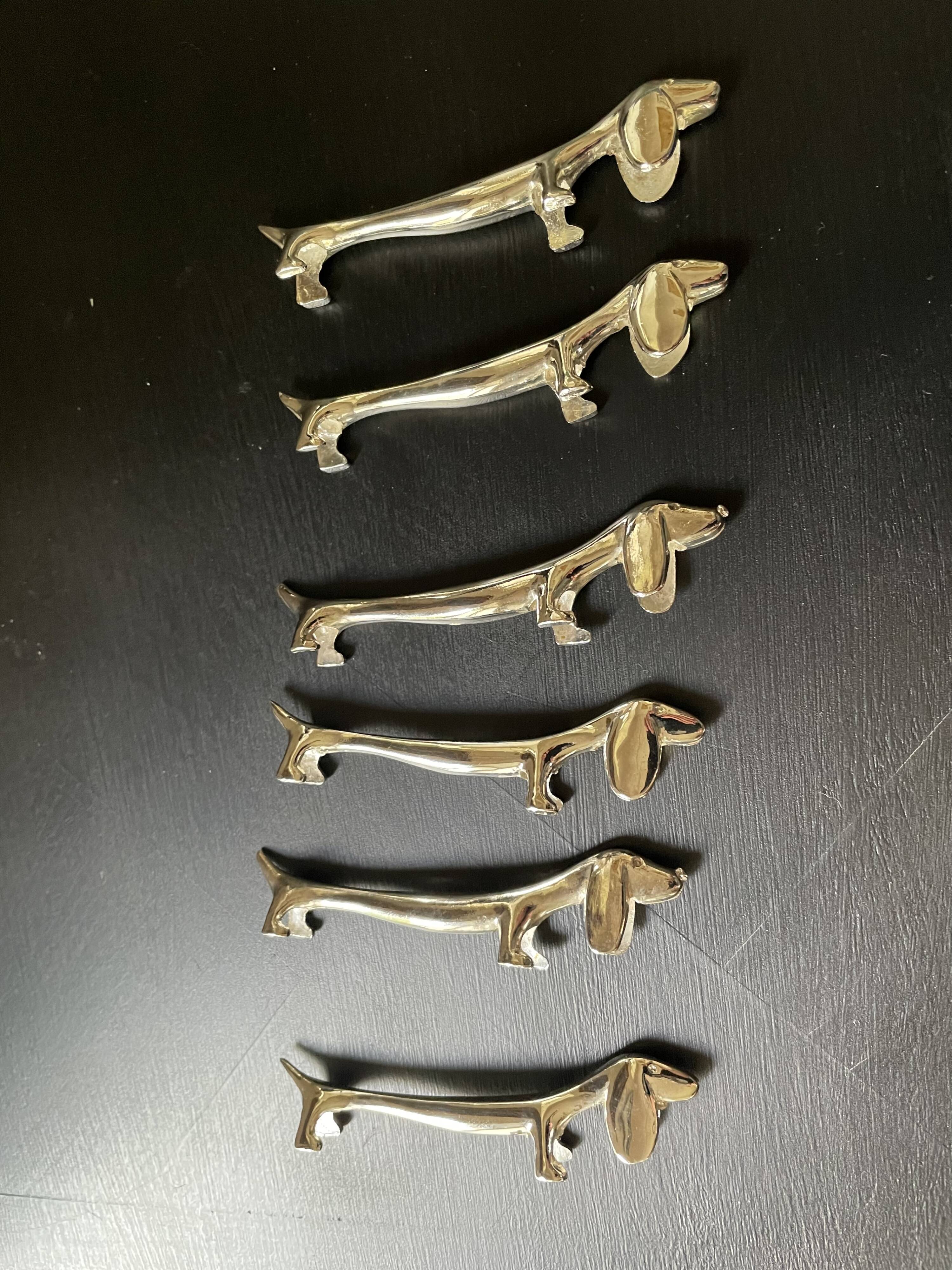 Dachshund knife holder