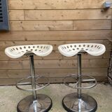 Pair of bar stools design Fermigier, edited by Mirima