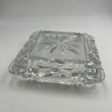 Worked crystal ashtray