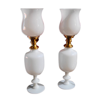 Opaline lamps
