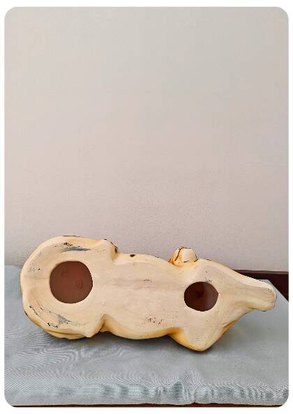 Jeune léopard en céramique italienne vintage – Années 1970