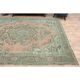 Tapis vintage persan fait main en laine et coton orange, années 1970