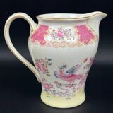 Elegant Minton Pink Cockatrice fine bone china pitcher 15.5cm