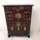 Furniture antique Korean storage box 1910 in wood and brass