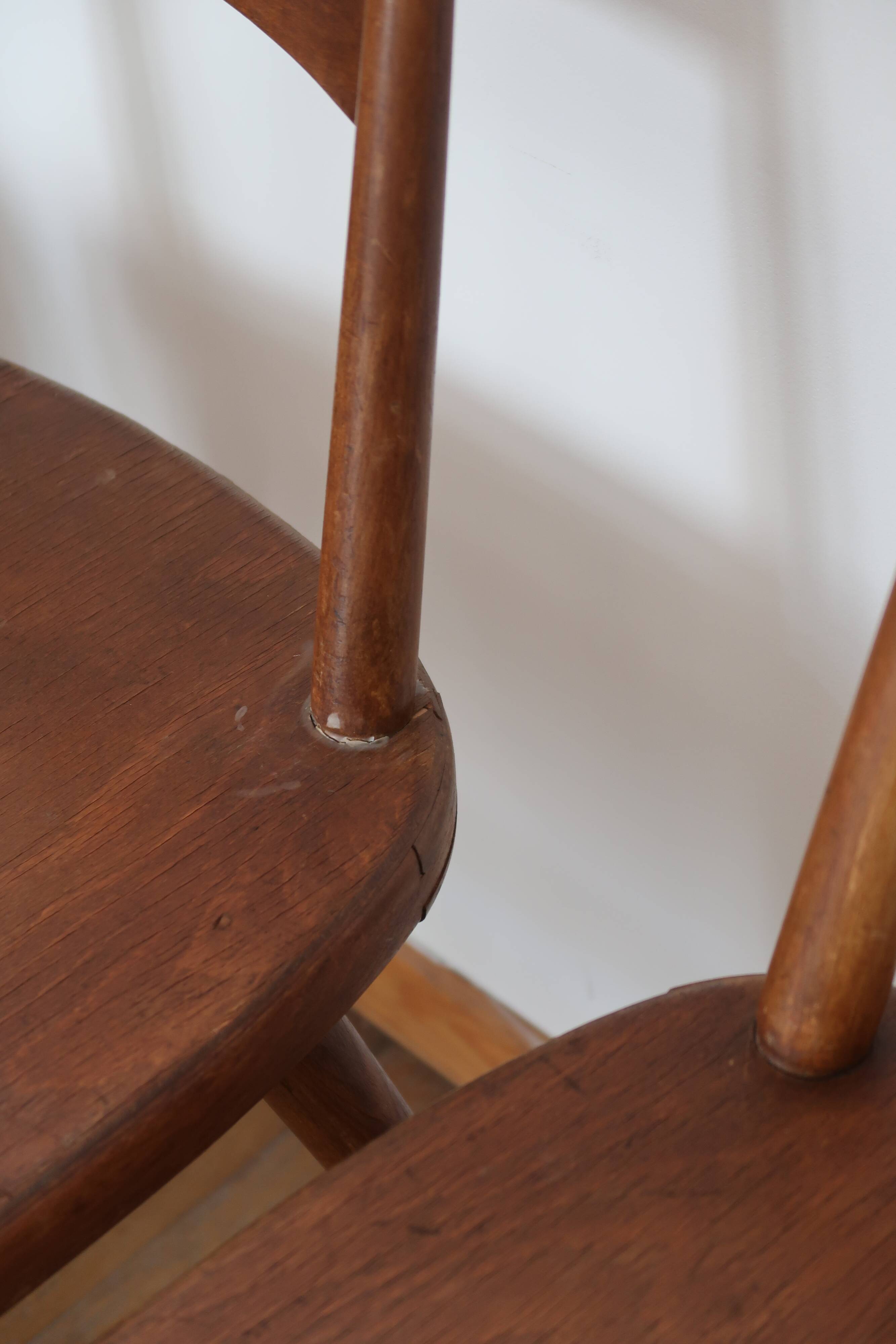 6 Scandinavian bistro chairs