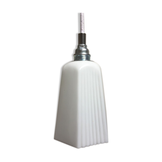 Suspension opaline blanche