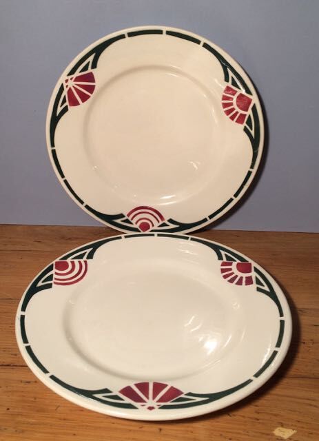 Duo of plates beginning of century
