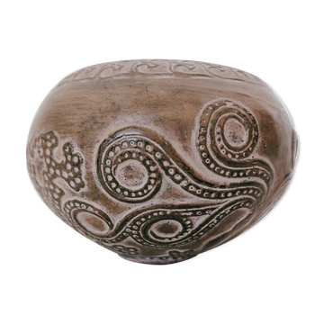 Vase pieuvre terre cuite grecque