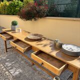 Refectory table, draper