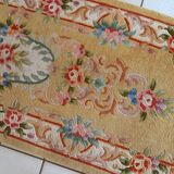 Tapis Art Déco Vintage Chinois, Années 1970, Couleurs Vibrantes