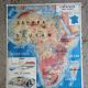 Vintage school map mdi: Africa-Europe physical.