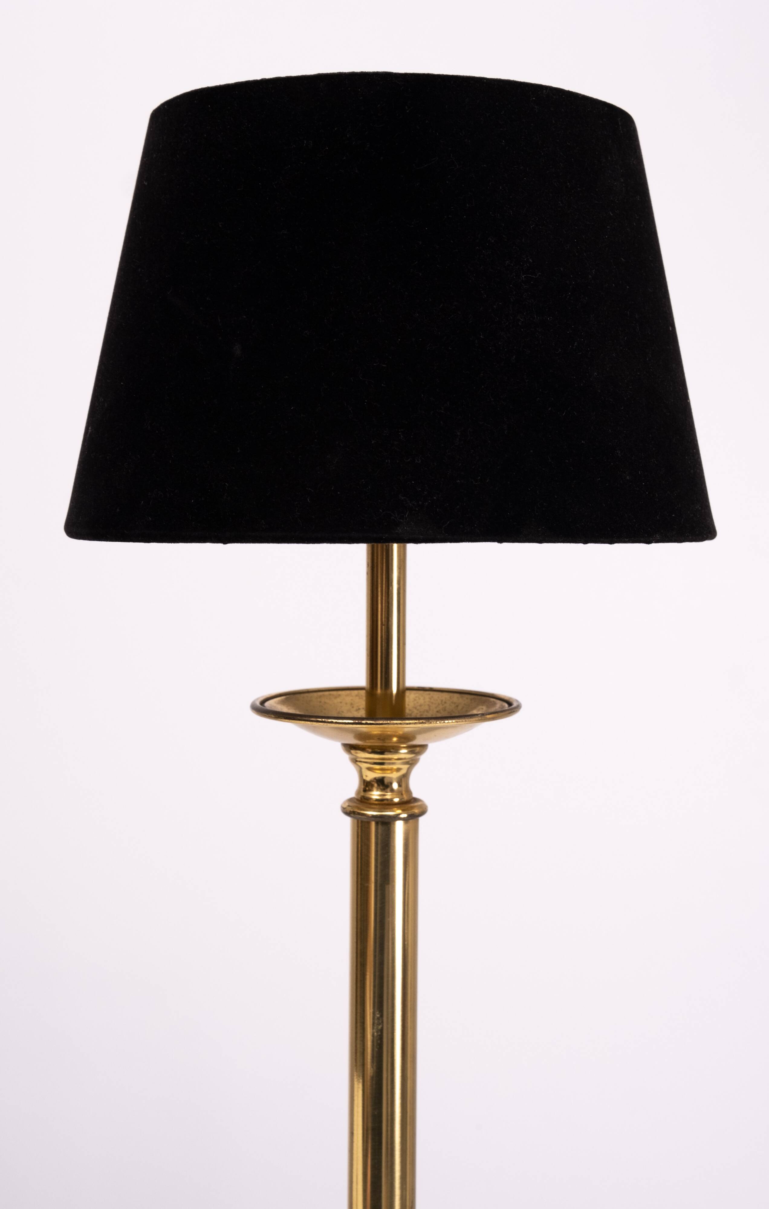 High Classic Brass Table lamps 1970s Germany