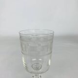 3 verres Baccarat modèle Chanel gravure 3458