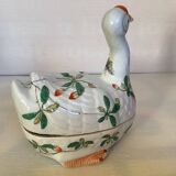 Large bird pocket emptier with butterflies and flowers.