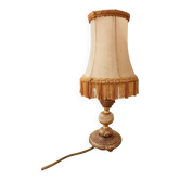 Table lamp in spelter and onyx