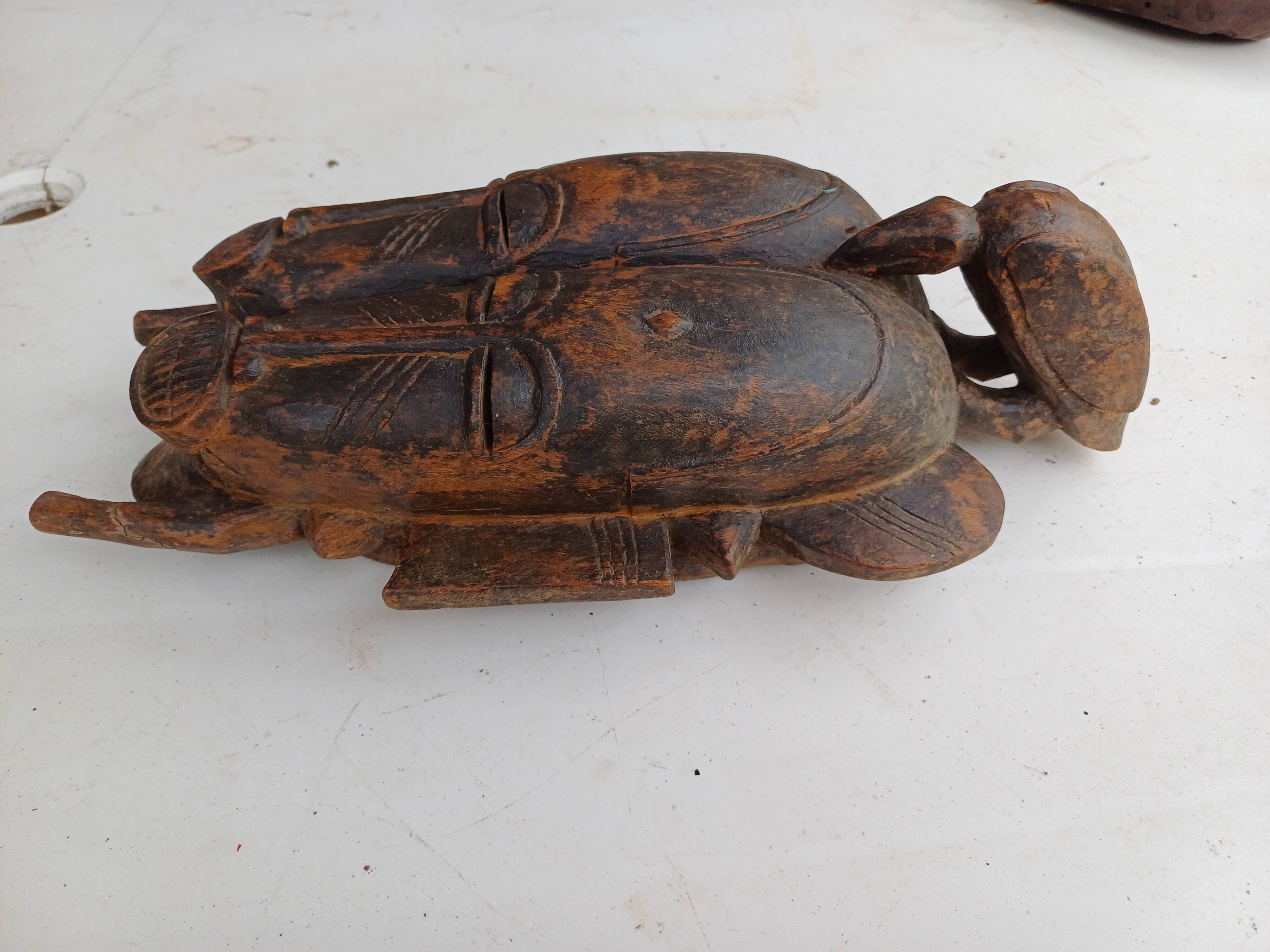 Double-sided African mask