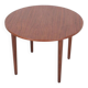 Round Winge Møbler “No. 31” teak coffee table / Mid-century Danish modern design / 1960s