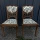 Paire de fauteuils et paire de chaises Art Nouveau