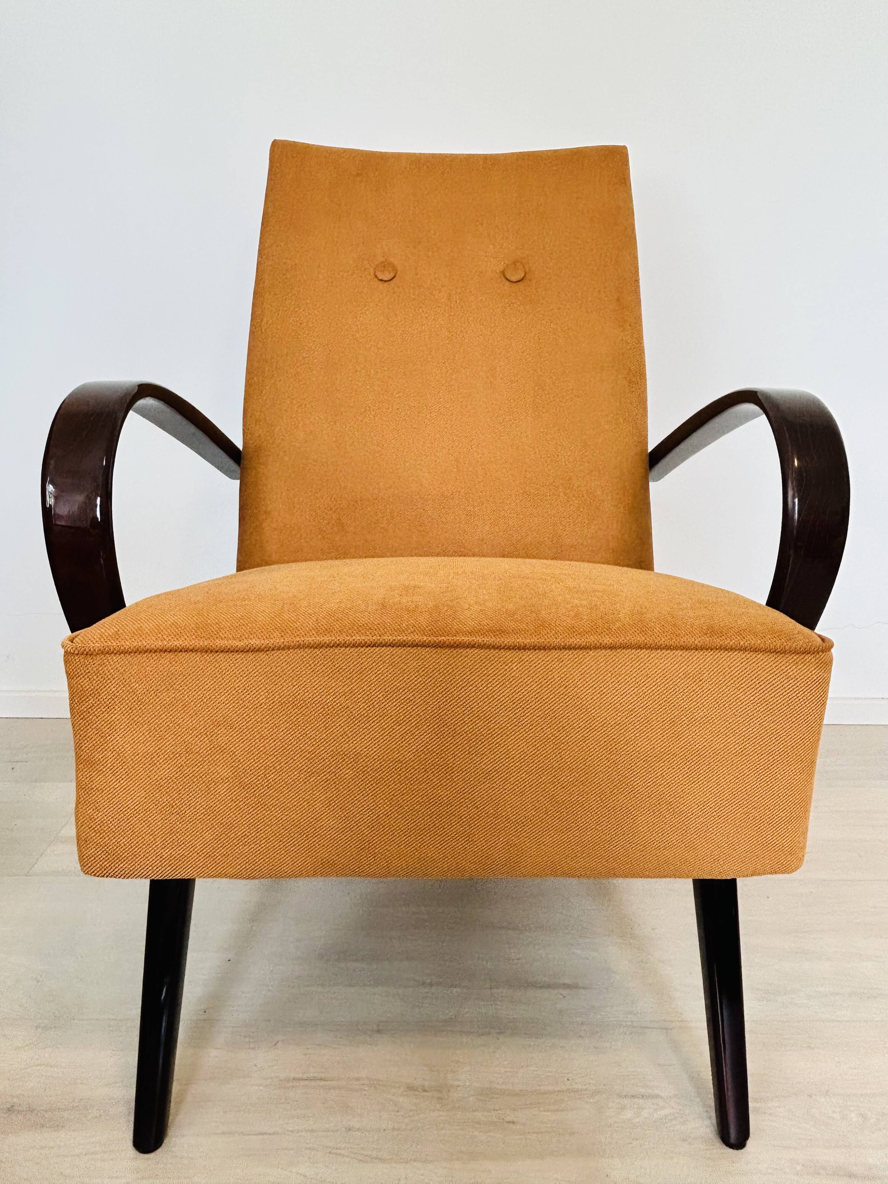 Vintage Armchair by Jaroslav Smidek for TON