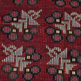 Neutral Wool Turkish Red Kilim Rug, 218x311 Cm