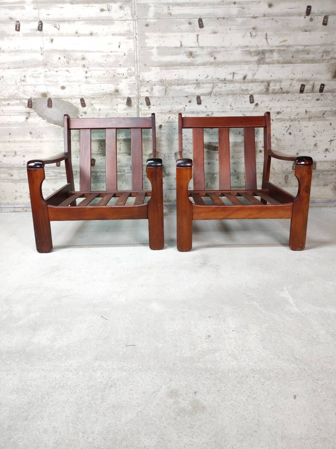 Pair of Scandinavian armchairs