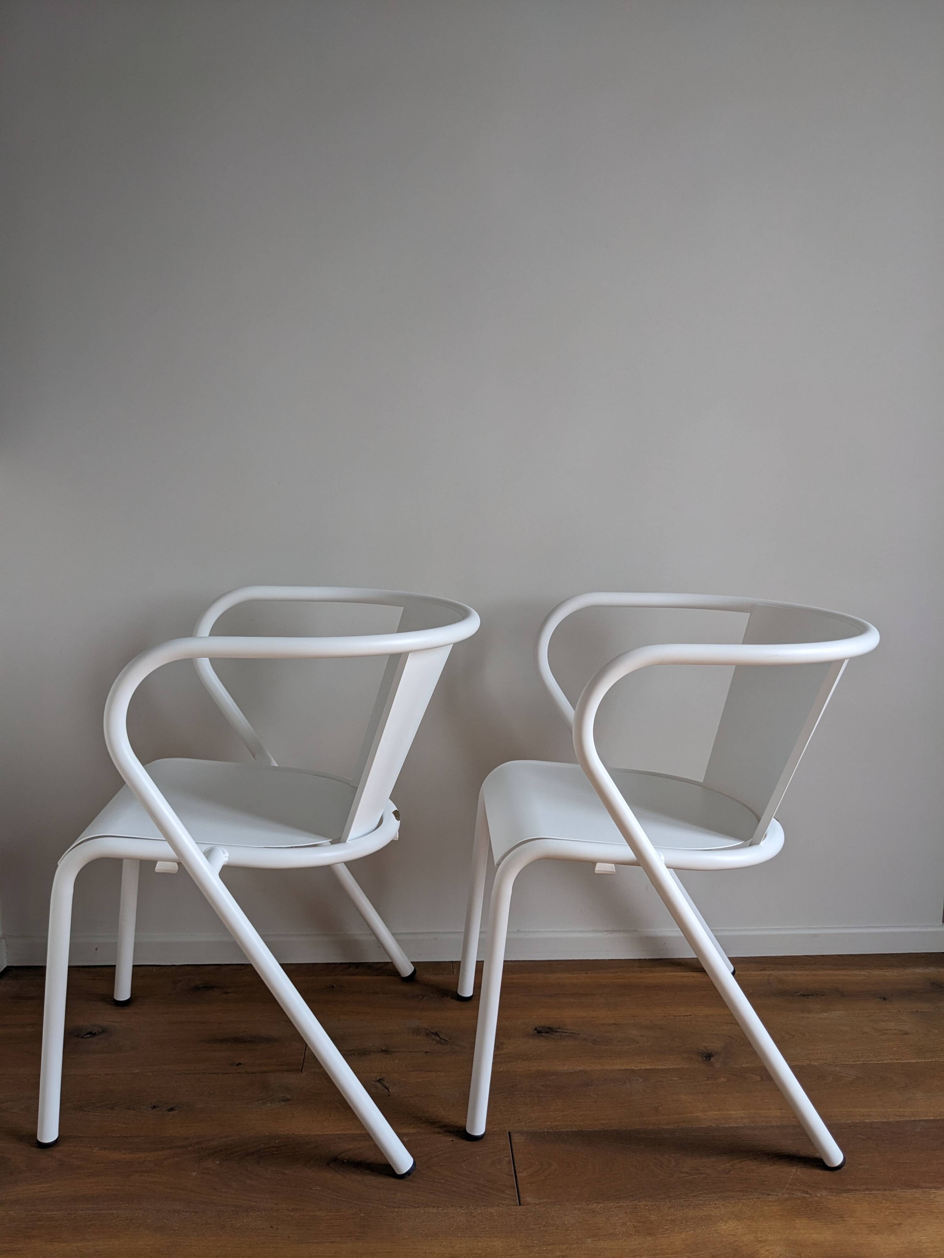 Chaises Adico 5008 blanches