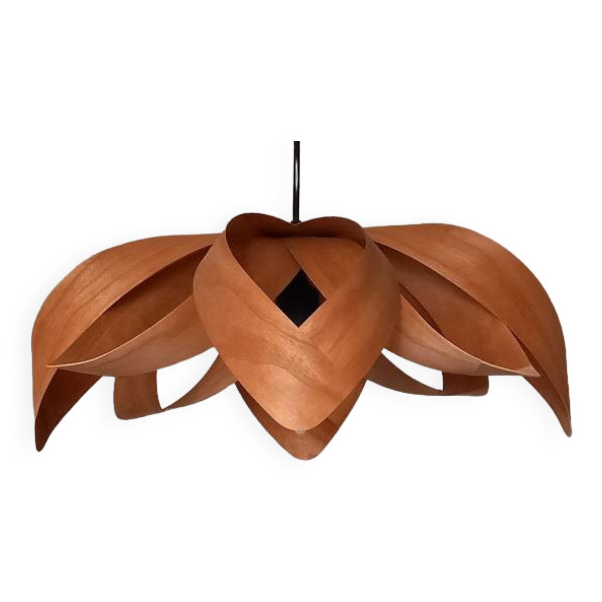 Hanging lamp - cherry wood