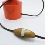 Lampe de table en bois des années 1970