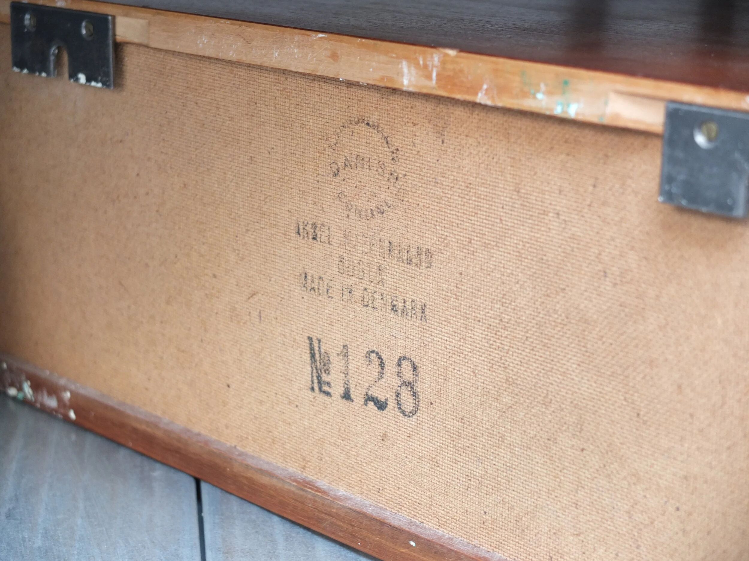 Floating wall shelf with drawers by Kai Kristiansen for Axel Kjersgaard, 1960s