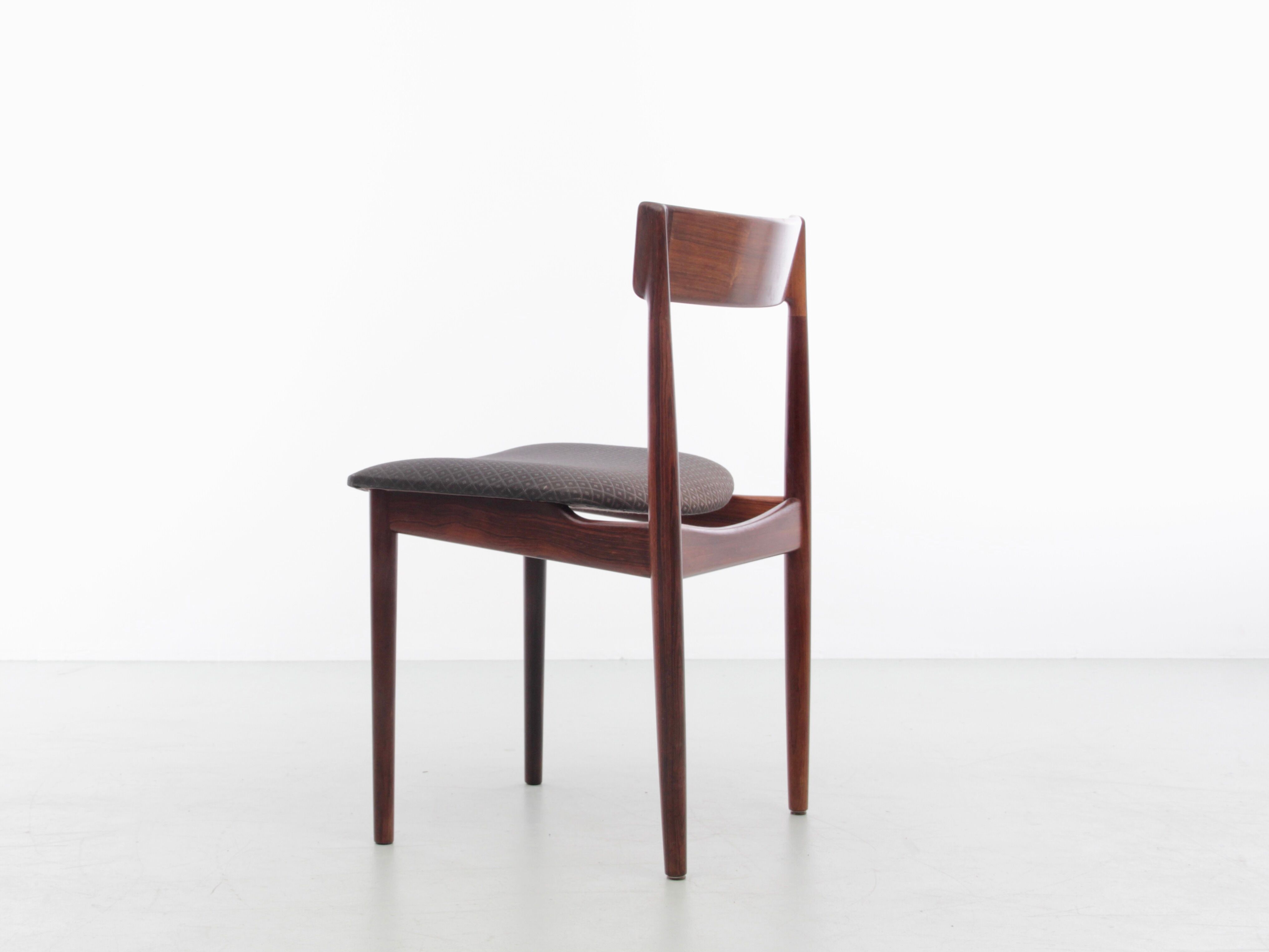 Suite of 4 Scandinavian teak chairs model 39