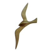 Seagull, bird, swallow, brass wall decoration 1970
