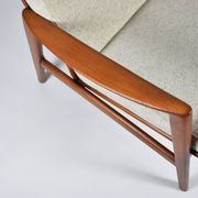 Fauteuil d'origine entièrement restauré, icône scandinave des années 60