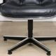 Charles Pollock leather office chair, Knoll edition, 1970