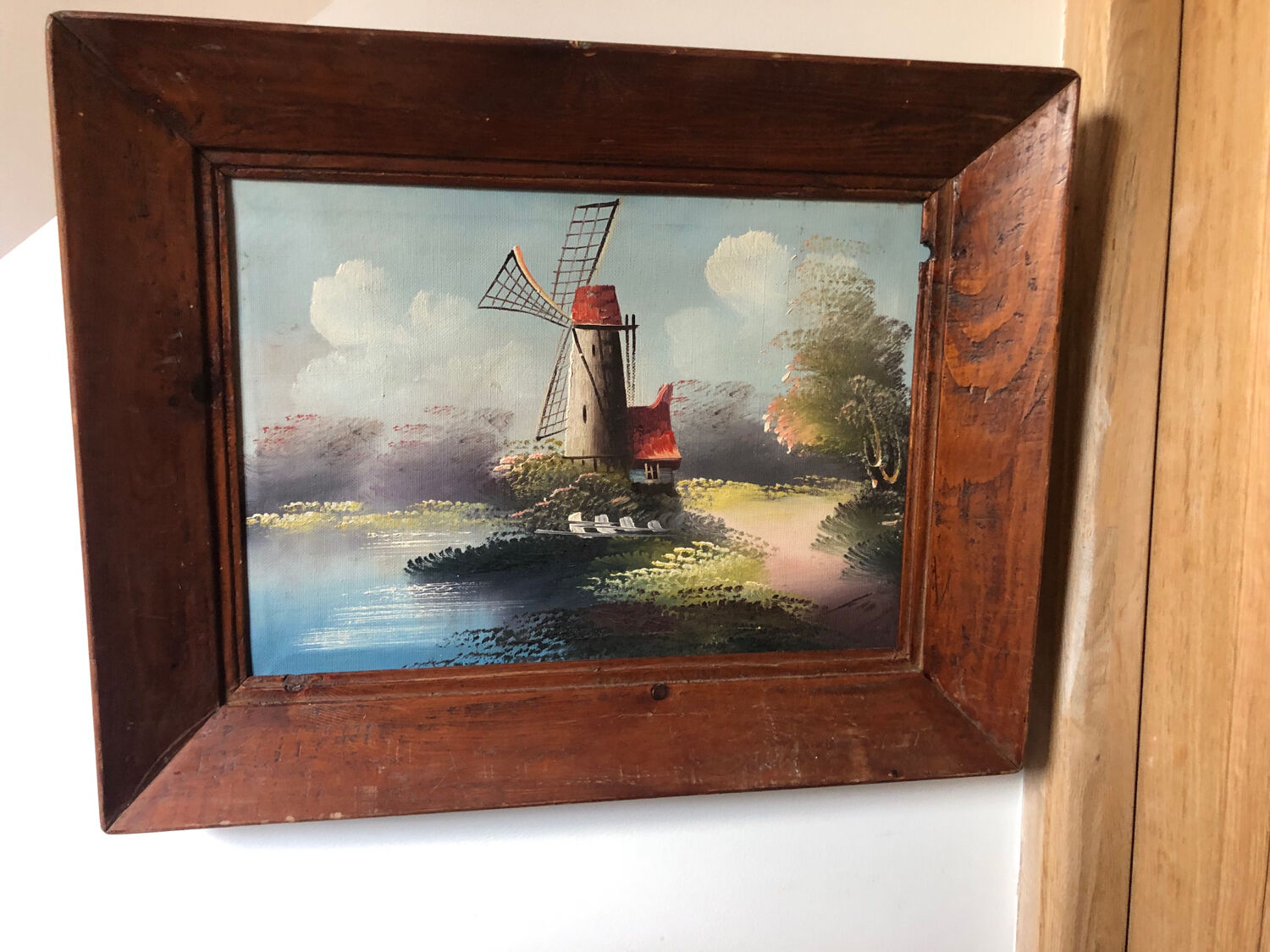 Netherlands mill painting