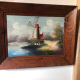 Mill painting Netherlands