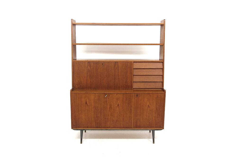 Scandinavian teak secretary, Bräntorps, Sweden, 1960