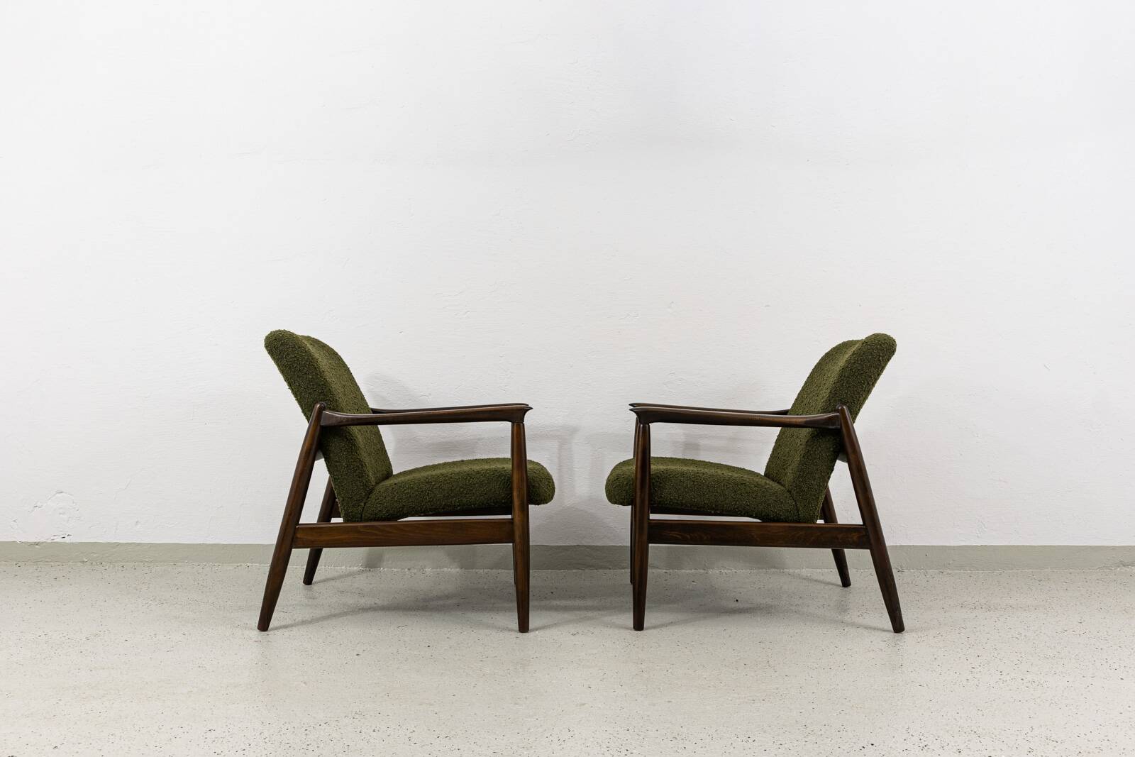 Pair Of Vintage Armchairs By Edmund Homa, Poland, 1960s