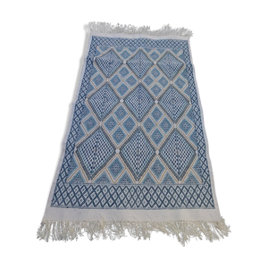 Tapis kilim blanc et