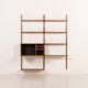 Poul Cadovius wall unit with a bureau and a desk shelf for Cado, 1960s