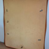 Vintage organic wavy cast resin mirror