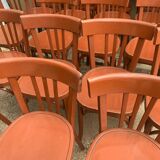 Set of 27 bistro and Baumann chairs