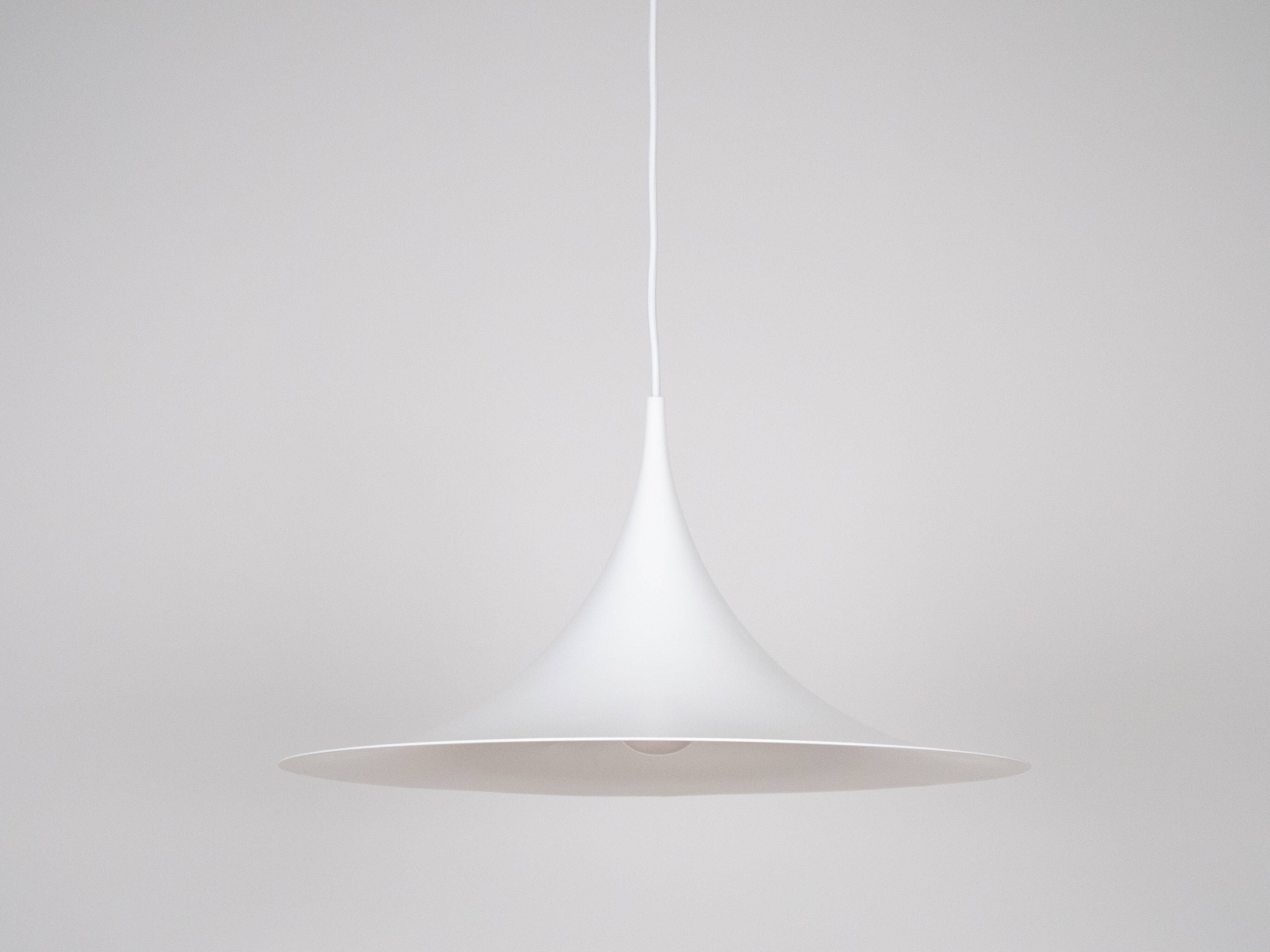 Danish vintage pendant lamp Semi by Bonderup and Thorup, 1968