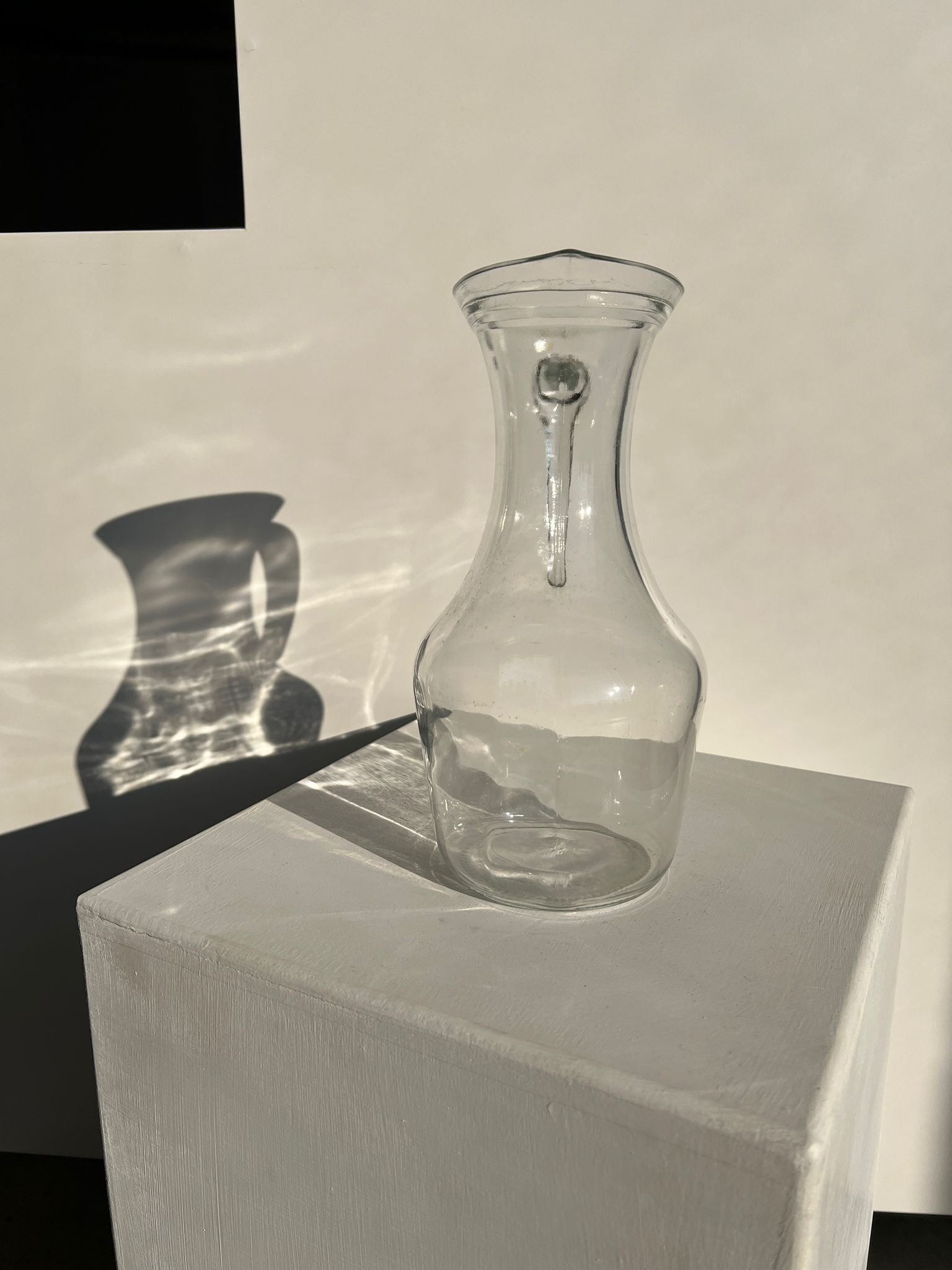 Vintage water decanter H: 25cm