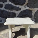 Wooden footboard wabi sabi