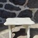 Wooden footboard wabi sabi